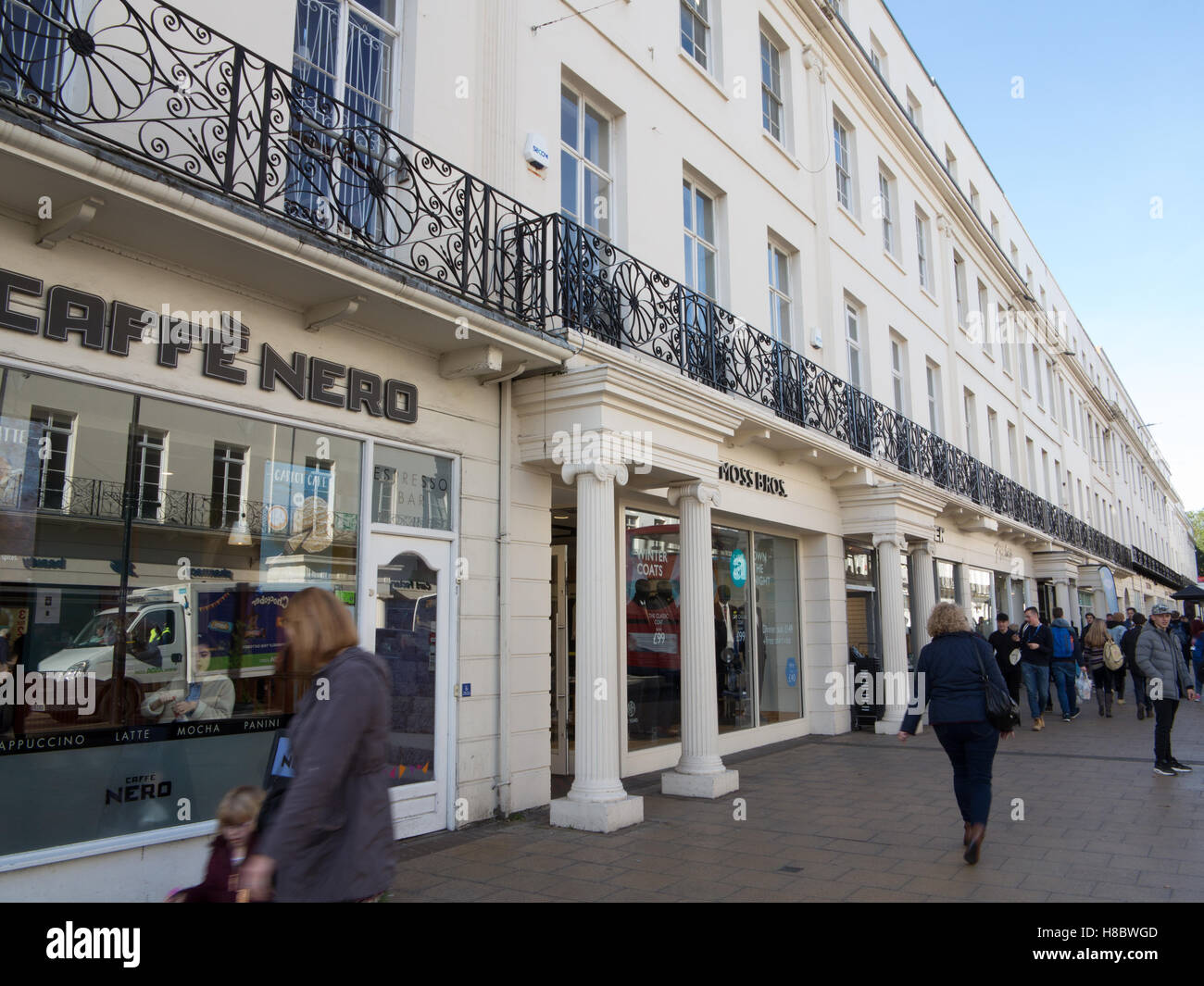 Parade, royal leamington spa warwickshire Foto Stock