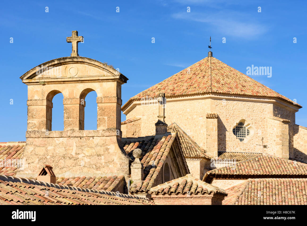 Il vecchio Convento de las Carmelitas Descalzas, Cuenca, Castilla La Mancha, in Spagna Foto Stock