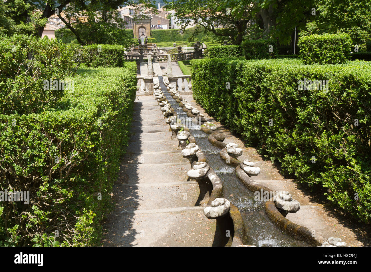 Villa Lante vicino viterbo italia Foto Stock