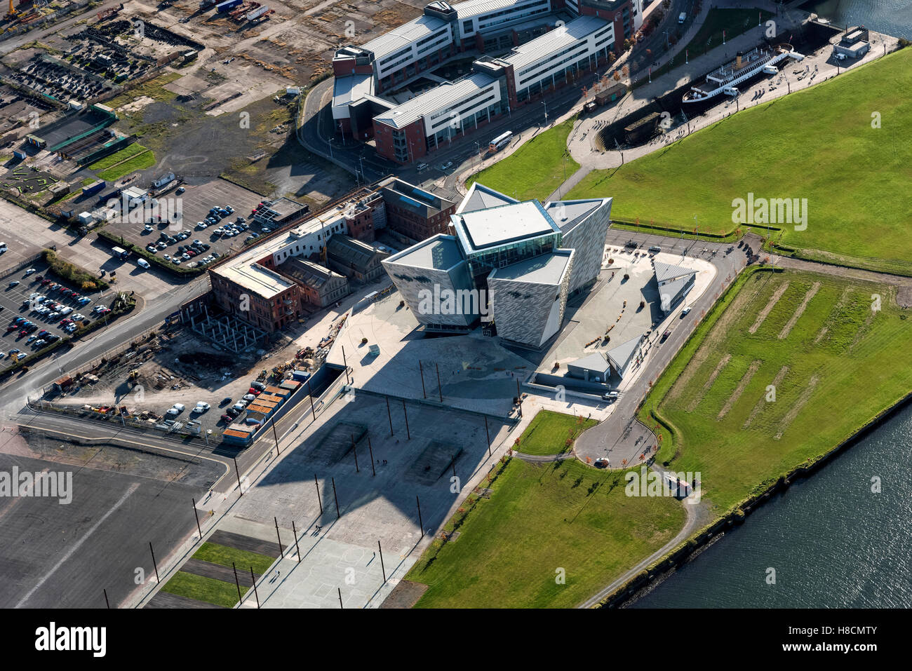 Antenna di Belfast City Centre, Irlanda del Nord Foto Stock