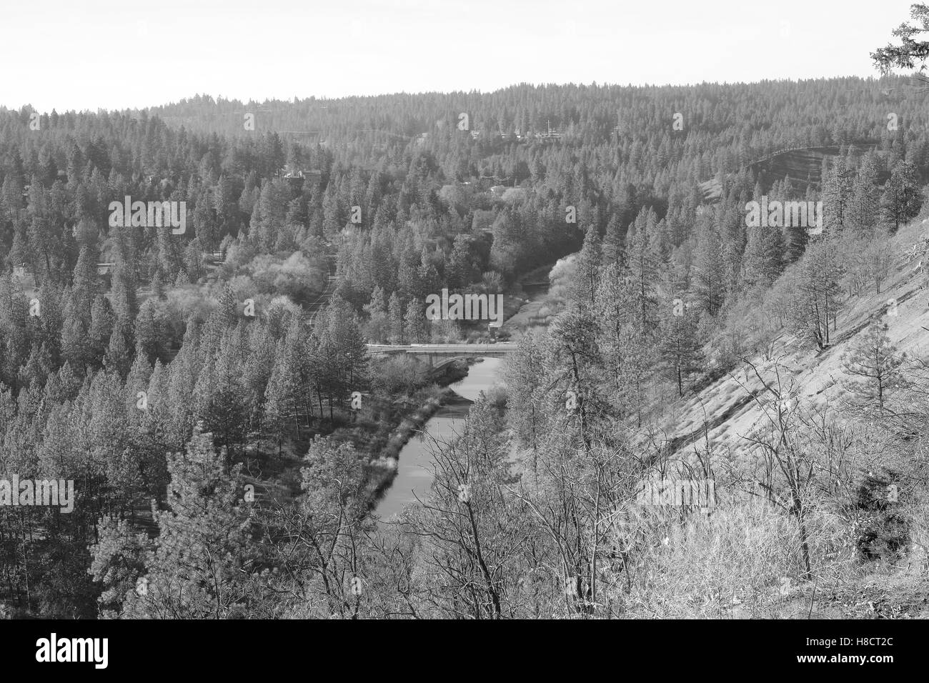 Alto Ponte Park, Spoakne WASHINGTON, STATI UNITI D'AMERICA Foto Stock