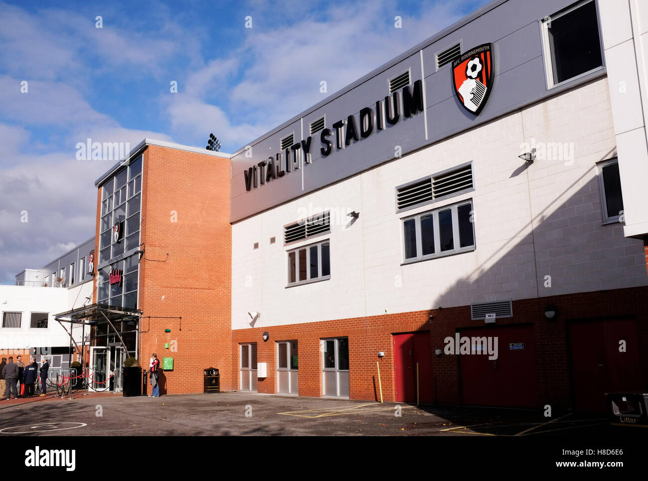 AFC Bournemouth club presso la vitalità Stadium di Kings Park Bournemouth Dorset Regno Unito Foto Stock