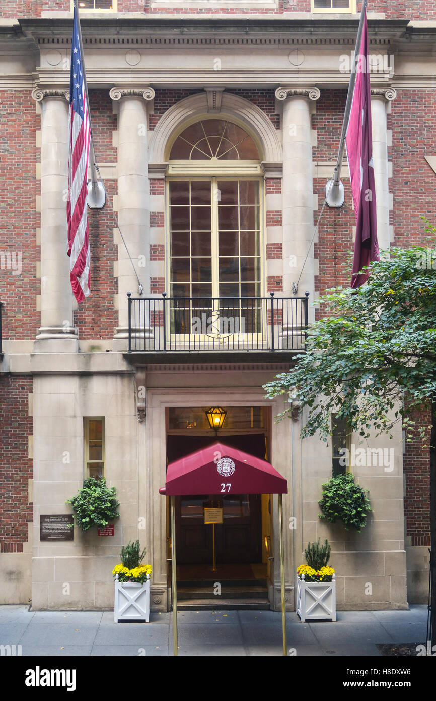 L'Harvard Club di New York City 2016 Foto Stock