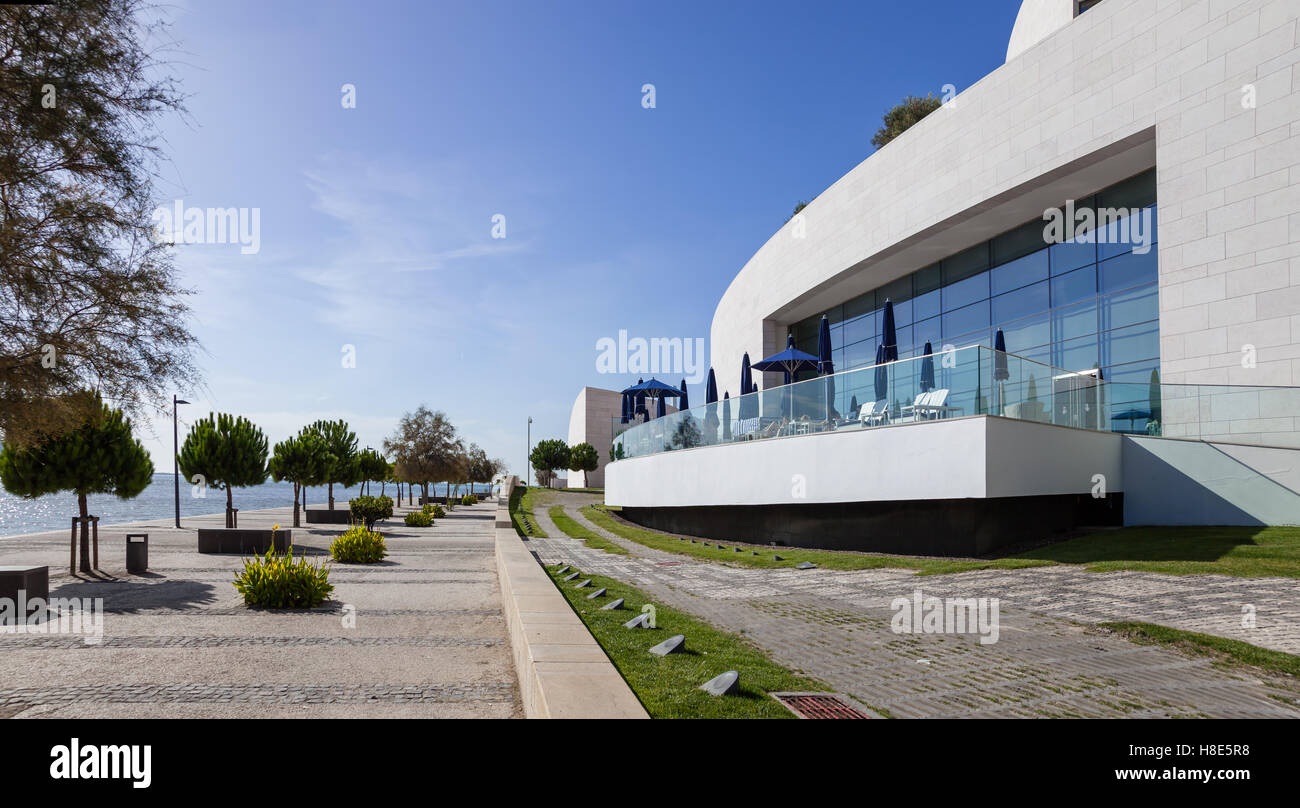 Champalimaud Foundation, centro per l'ignoto. Neuroscienze oncologia e minorazione visiva centro di ricerche biomediche. Foto Stock