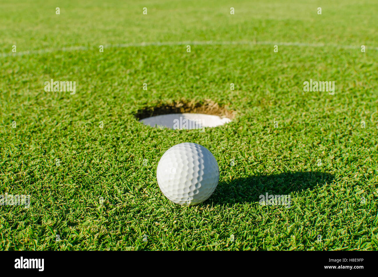 Golf nel foro Foto Stock