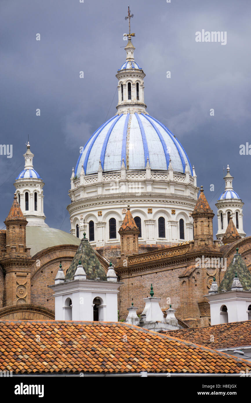 Cattedrale di Cuenca, Cuenca, Sito Patrimonio Mondiale dell'UNESCO, Ecuador, Sud America Foto Stock