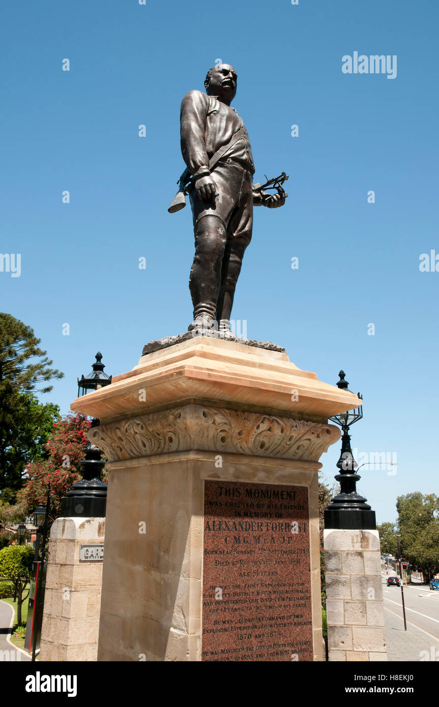 Alexander Forrest monumento - Perth - Australia Foto Stock