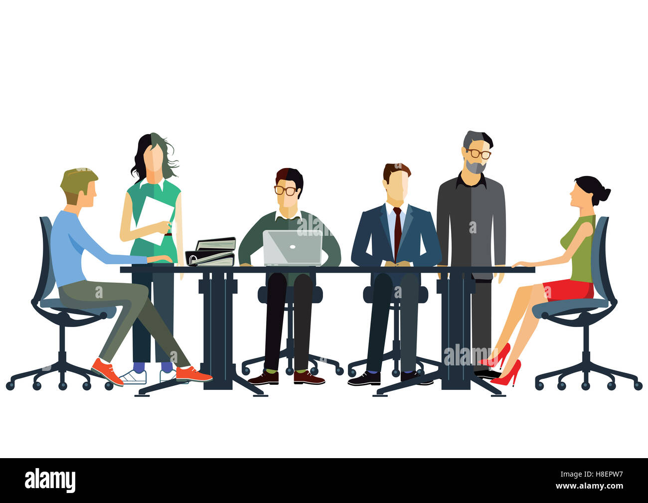 Business team di cooperazione Foto Stock