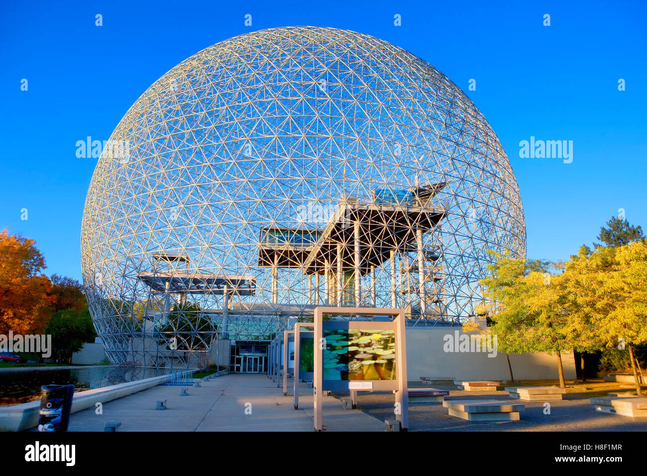 La biosfera, Parc Jean Drapeau, Montreal, Canada Foto Stock