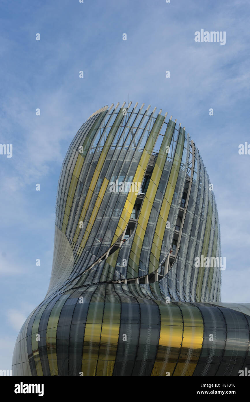 Cite du Vin, Bordeaux, Francia Foto Stock