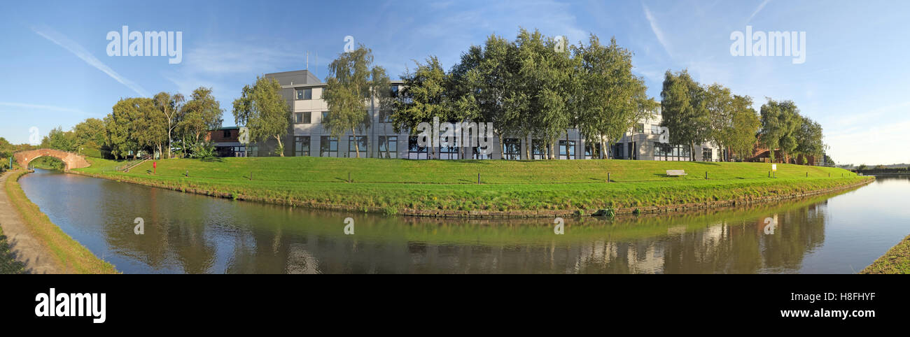 Daresbury research lab e centro di ricerca pano, Warrington, Cheshire, Inghilterra, Regno Unito Foto Stock