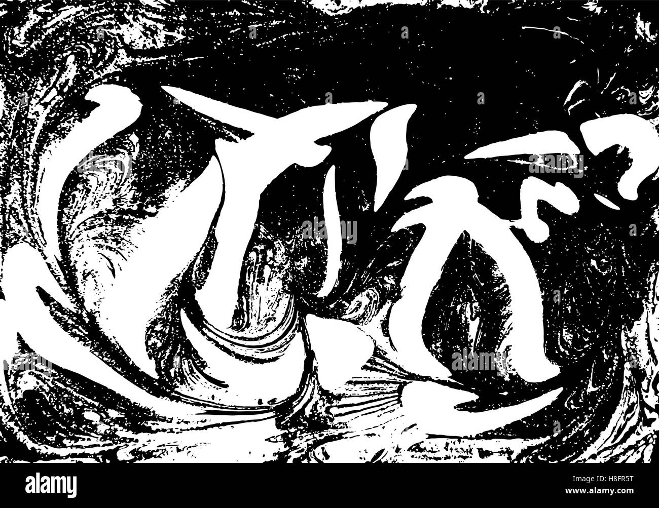 Il vettore in marmo bianco e nero sfondo astratto. Modello di liquido. Grunge texture. Illustrazione Vettoriale