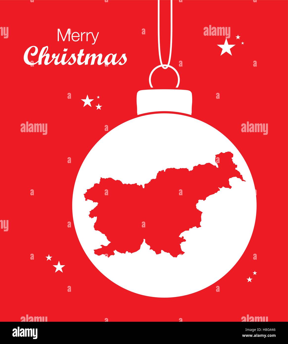 Buon Natale In Sloveno.Slovenia Vector Vectors Immagini E Fotos Stock Alamy
