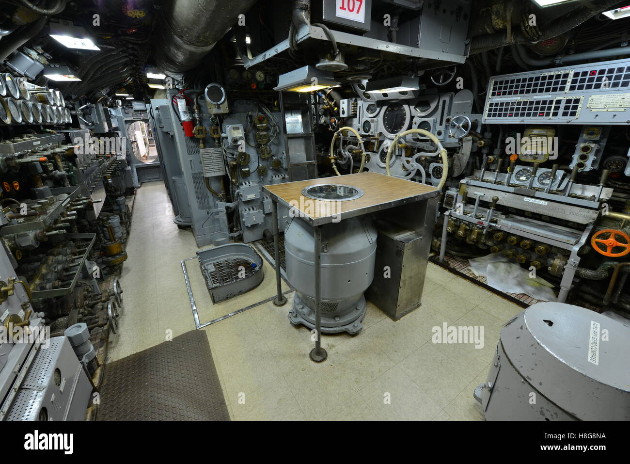 American sommergibile Cavalla SS-244 a Galveston. Foto Stock