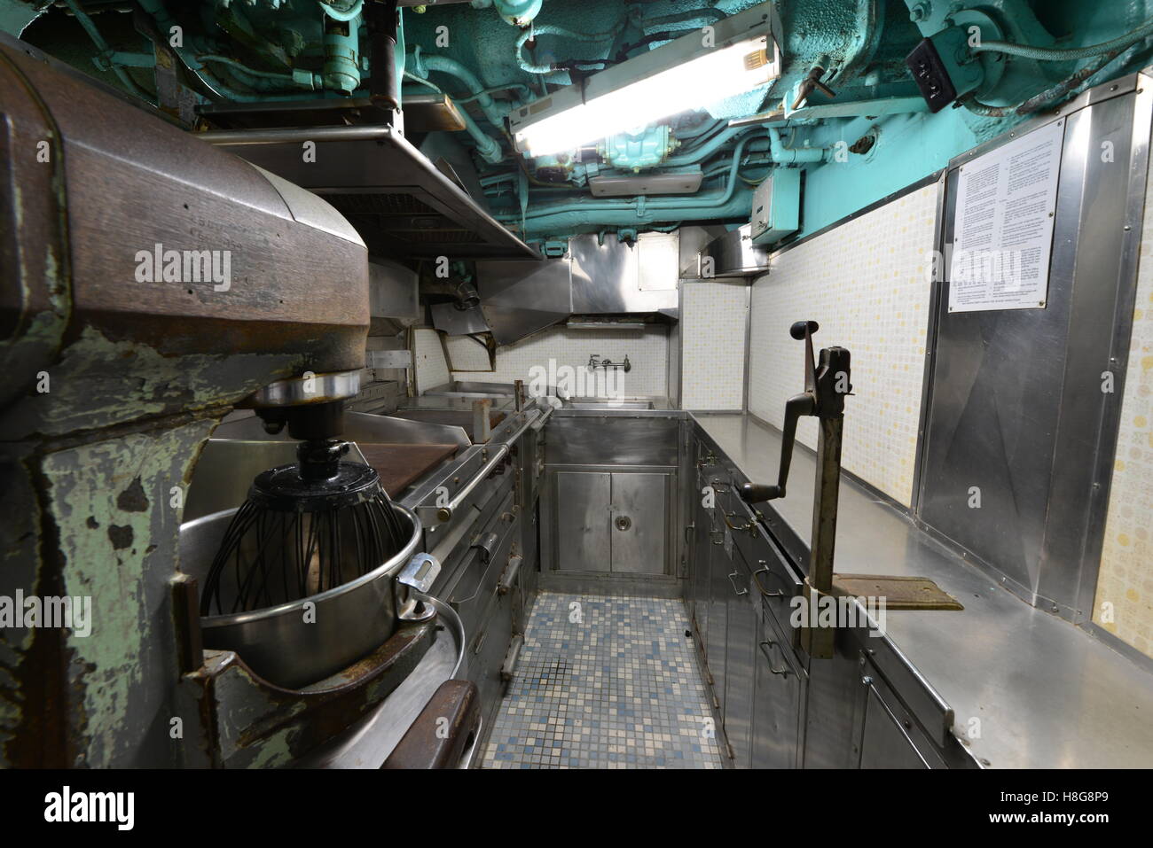 American sommergibile Cavalla SS-244 a Galveston. Foto Stock