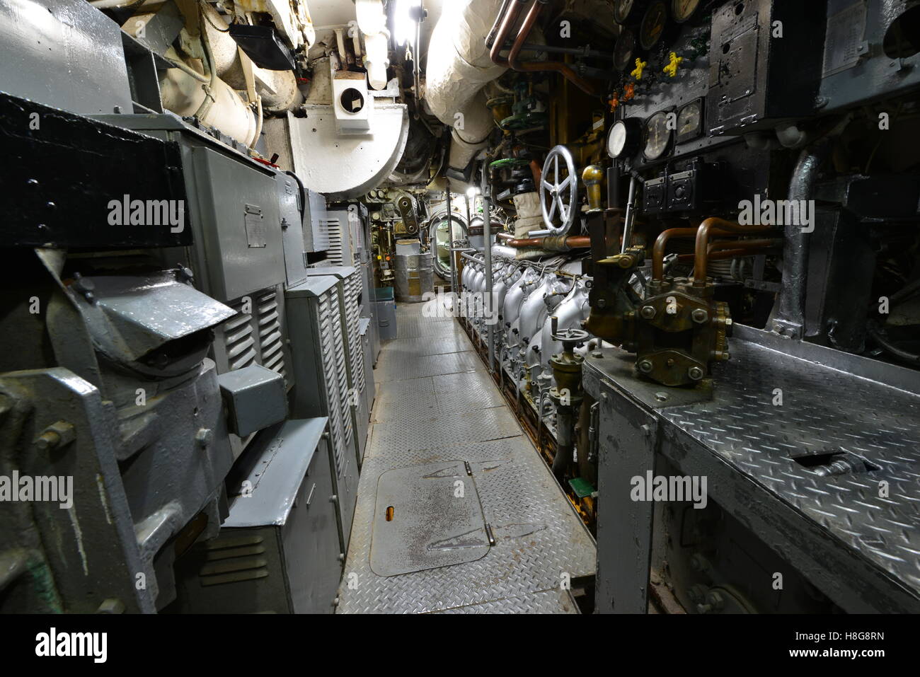 American sommergibile Cavalla SS-244 a Galveston. Foto Stock