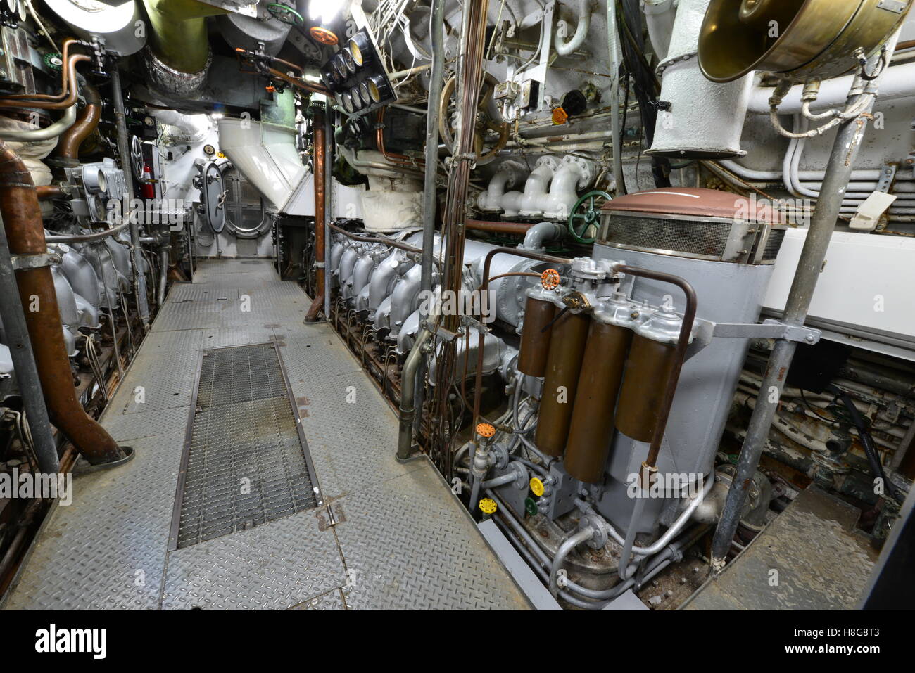 American sommergibile Cavalla SS-244 a Galveston. Foto Stock