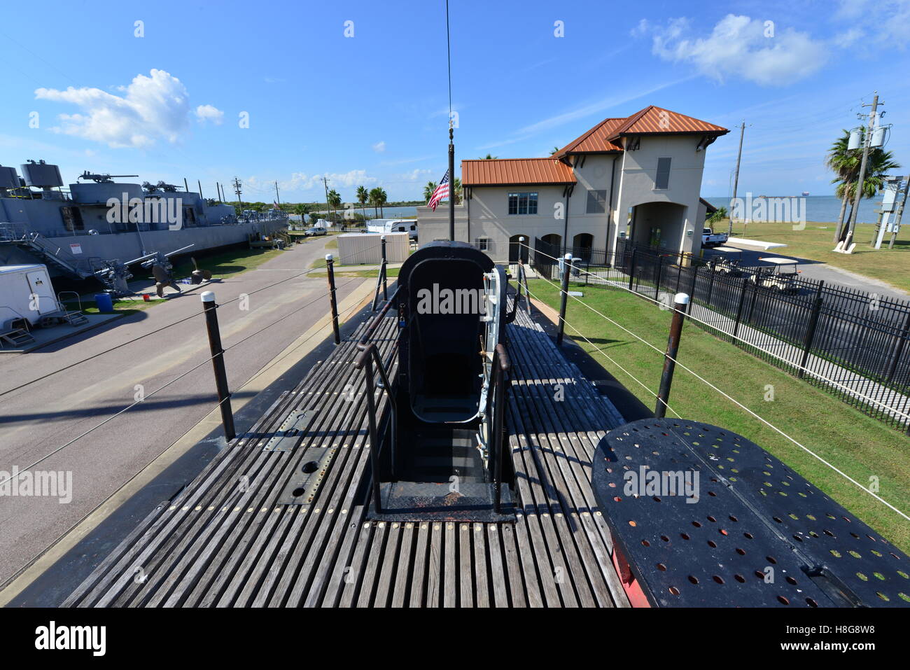 American sommergibile Cavalla SS-244 a Galveston. Foto Stock