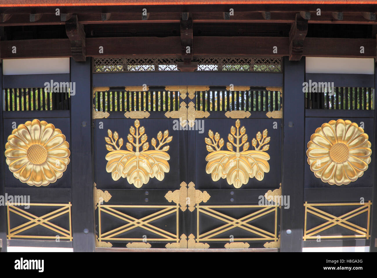 Giappone, Kyoto, Sanpo-in tempio, gate, Foto Stock