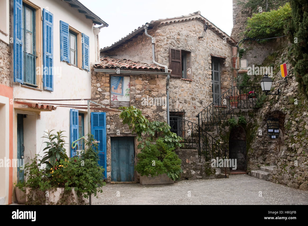 Frankreich, Cote d Azur, Roquebrune-Cap-Martin bei Menton Foto Stock