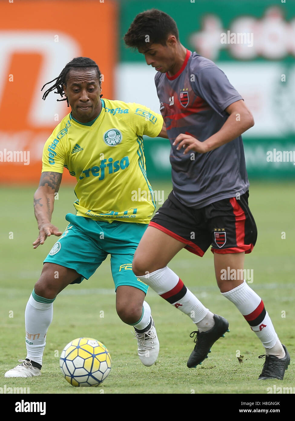 SÃO PAULO, SP - 12.11.2016: TREINO DO PALMEIRAS - Il giocatore arizcun, SE Palmeiras durante il training match contro il Flamengo team di Guarulhos, in Football Academy. (Foto: Cesar Greco/Fotoarena) Foto Stock