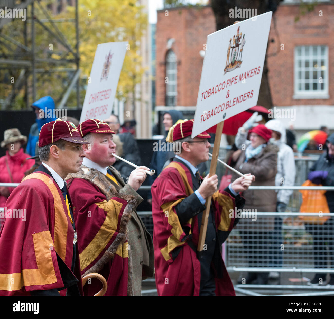 Londra, Regno Unito. 12 Novembre, 2016. I partecipanti al Lord Mayor's Parade Credito: Ian Davidson/Alamy Live News Foto Stock