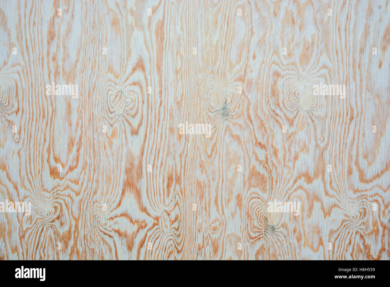 Sfondo di legno per risorse grafiche. Marrone chiaro, forme sinuose, circolare e lineare. Foto Stock