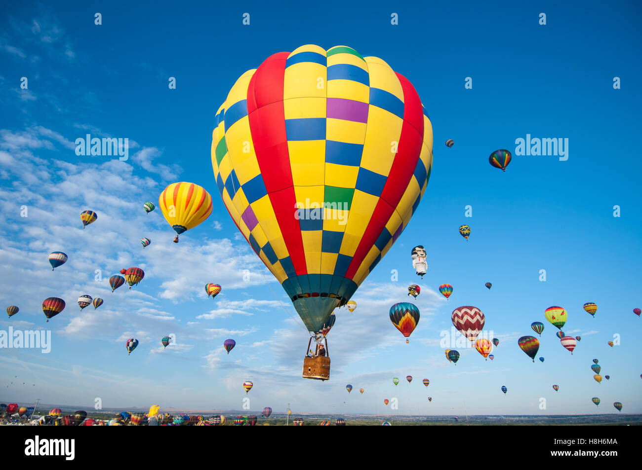 Hot Air Balloon Festival in Albuquerque, Nuovo Messico. Foto Stock