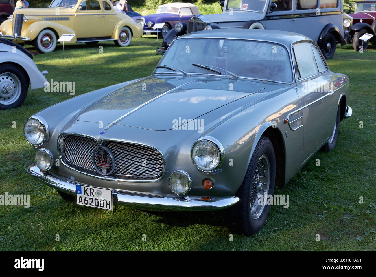 Maserati Coupé A6G 54 2000, costruita nel 1956, Italiano vintage, Schloss Dyck Classic giorni 2016 Jüchen, Niederrhein Foto Stock