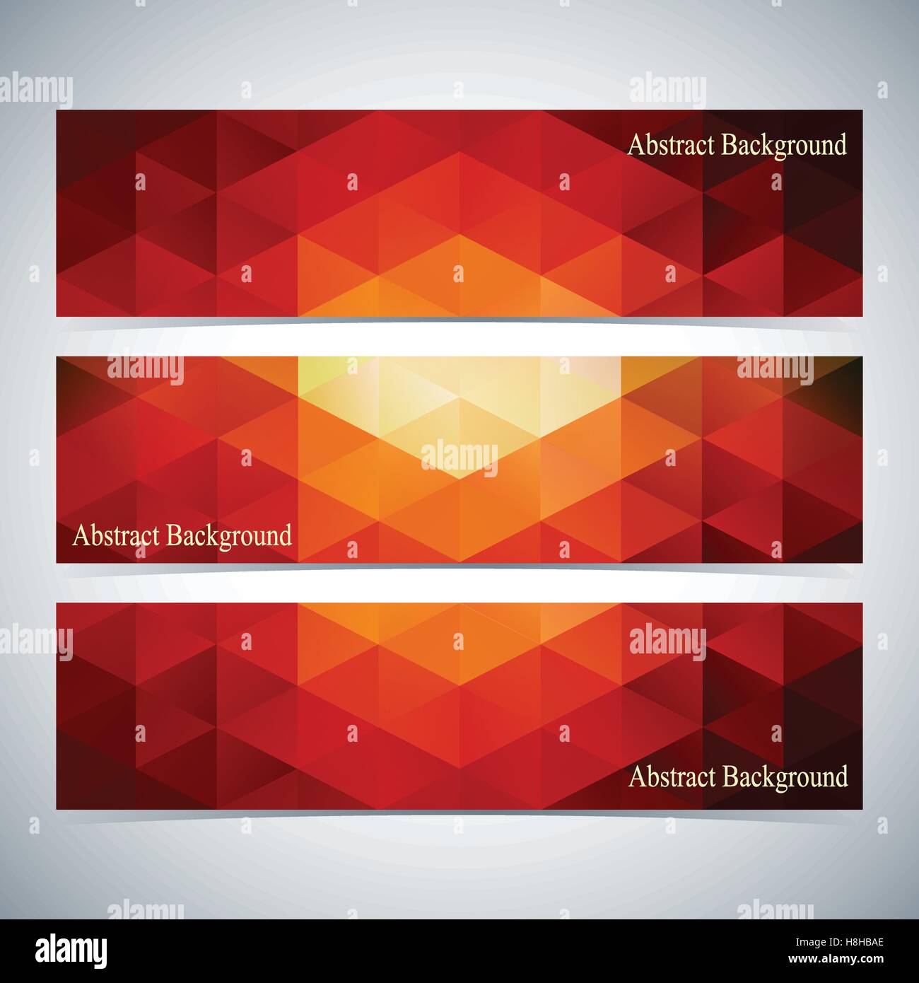 Moderno insieme colorful del vettore di banner per il tuo design Illustrazione Vettoriale