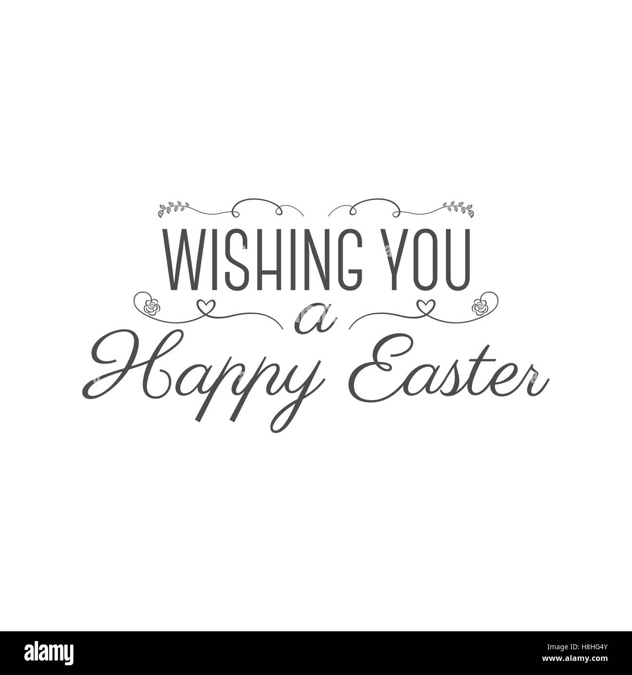 Happy easter wishes Immagini senza sfondo e Foto Stock ritagliate - Alamy