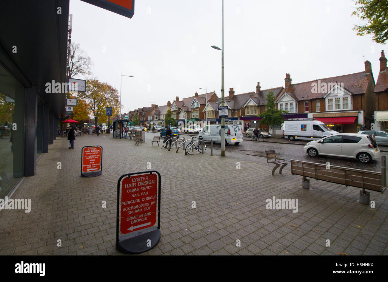 Summertown High Street, (Banbury Road) Oxford, Regno Unito Foto Stock