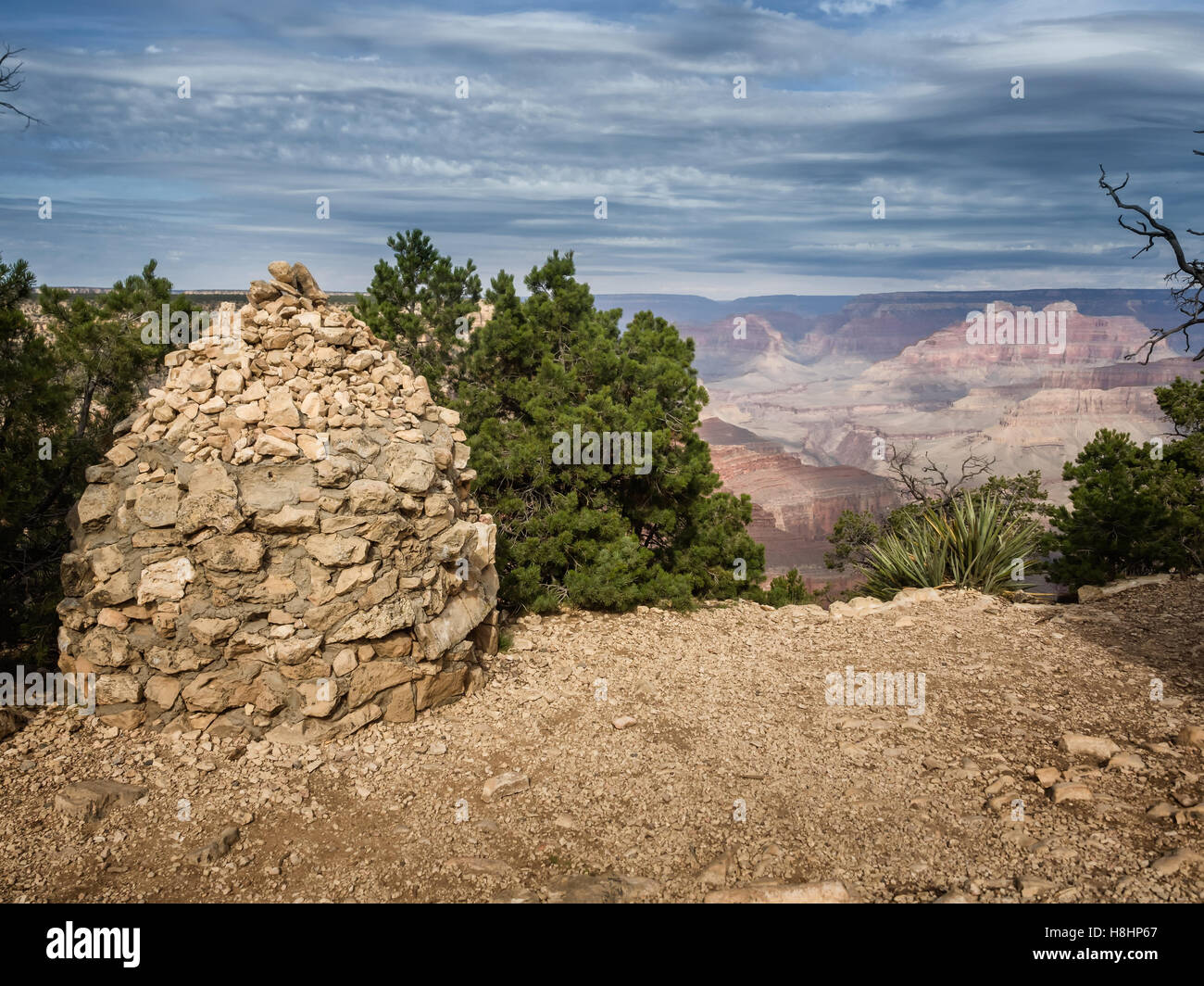 Grand Canyon eremiti resto, Arizona USA Foto Stock