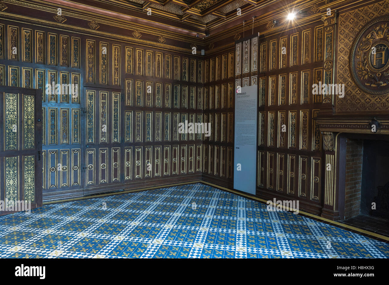 Lo Studiolo camera nel castello di Blois Foto Stock