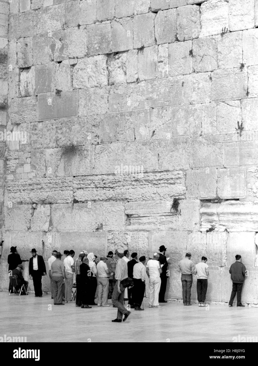 Muro del pianto di Israele di Gerusalemme Foto Stock