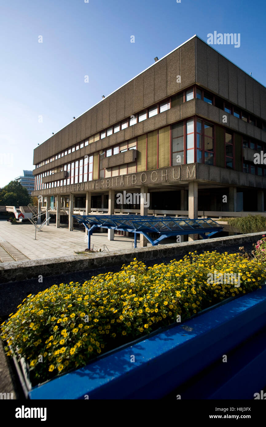 Germania, la zona della Ruhr, Bochum, Università della Ruhr di Bochum. Foto Stock