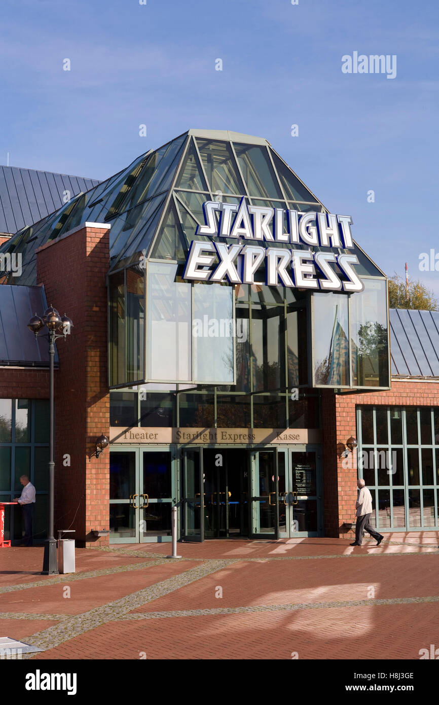 Germania, la zona della Ruhr, Bochum, il teatro musicale Starlight Express. Foto Stock