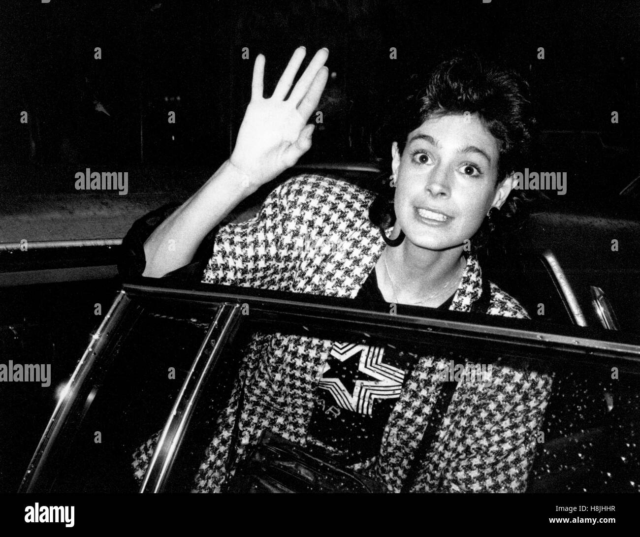 Sean Young a New York City, New York, aprile 1985. © Walter McBride / MediaPunch Foto Stock