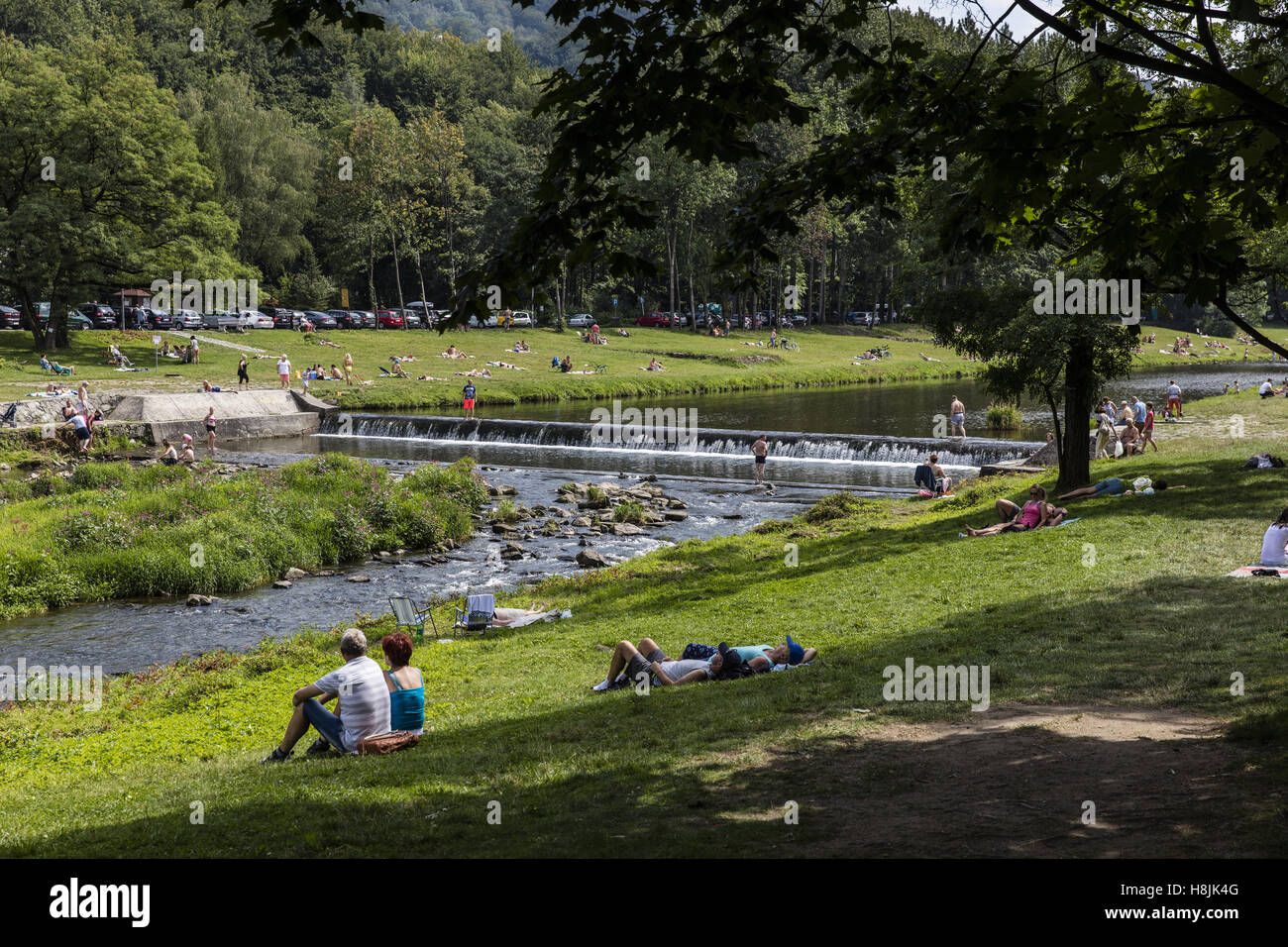 Ustron, Vysla Foto Stock