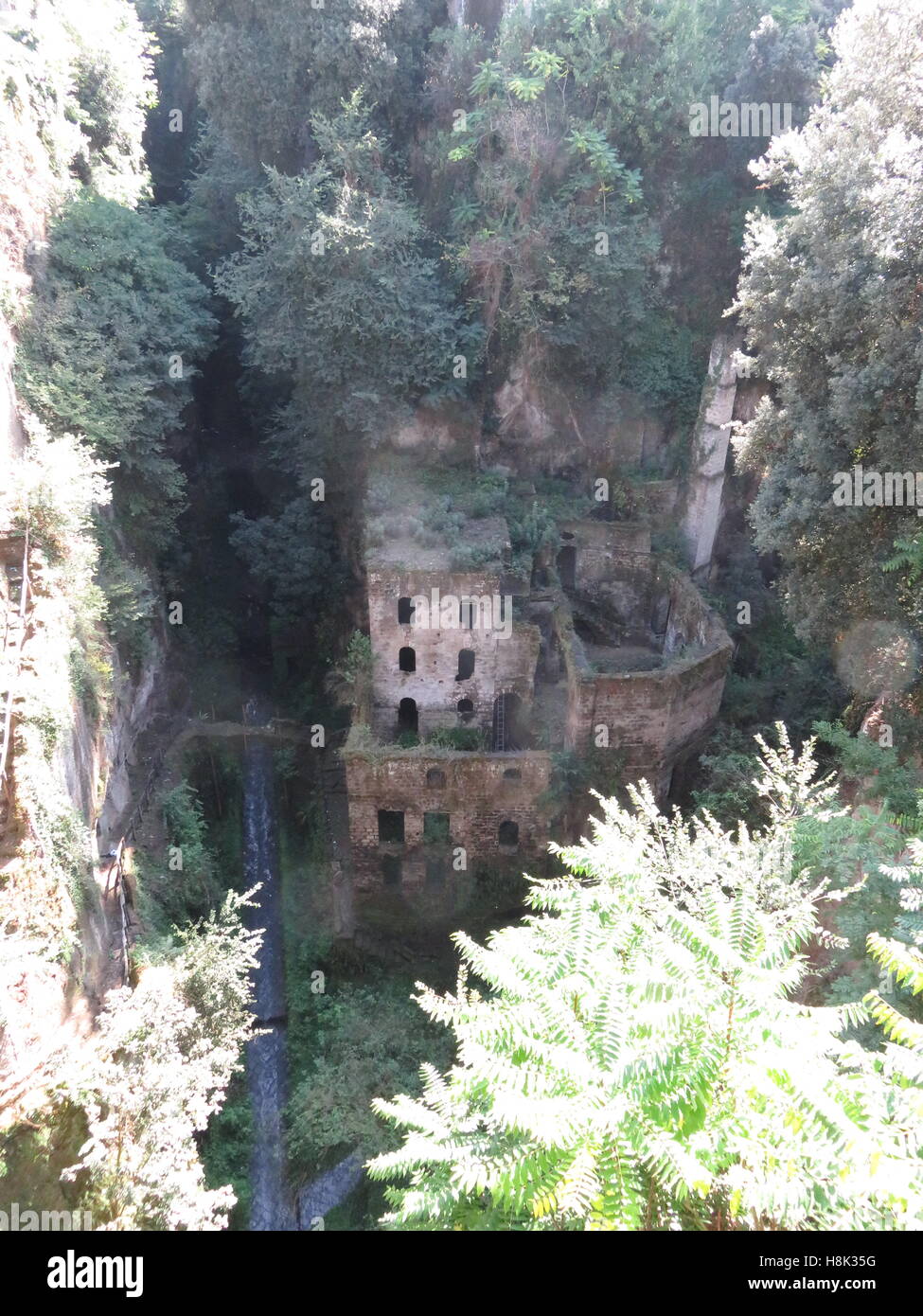 Valle dei Mulini edificio Sorento rovine Foto Stock