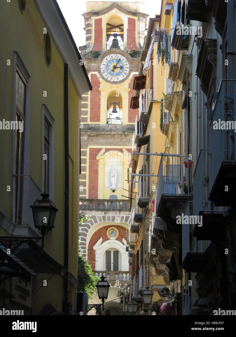 Street in Sorrento Foto Stock