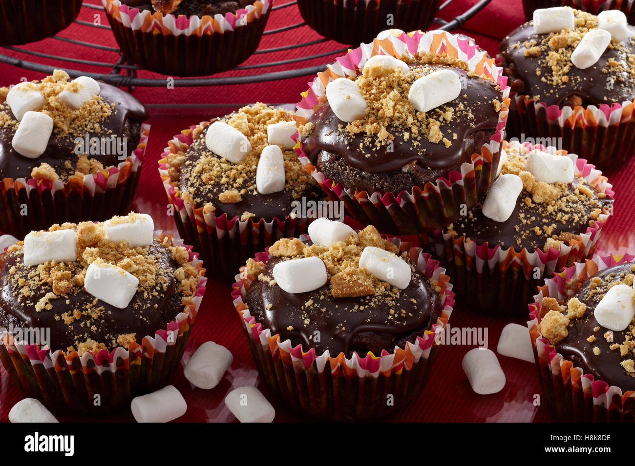 S'more tortine Foto Stock