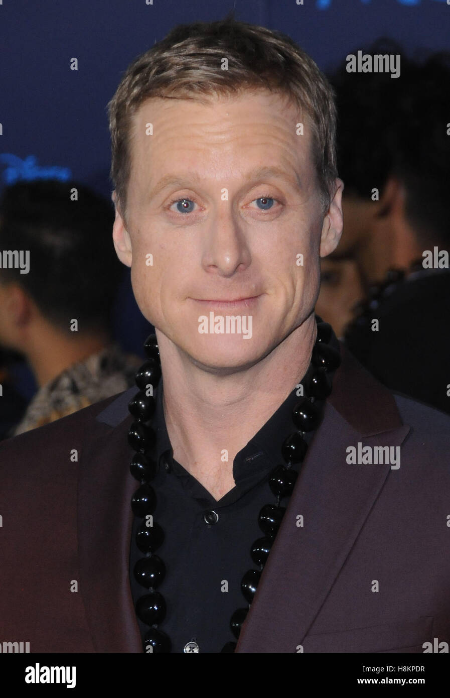 Hollywood, CA, Stati Uniti d'America. Xiv Nov, 2016. 14 Novembre 2016 - Hollywood, California. Alan Tudyk. AFI FEST 2016 presentato da Audi - Premiere della Disney, il ''Moana" tenutosi a TCL Teatro Cinese. Photo credit: Birdie Thompson/AdMedia Credito: Birdie Thompson/AdMedia/ZUMA filo/Alamy Live News Foto Stock