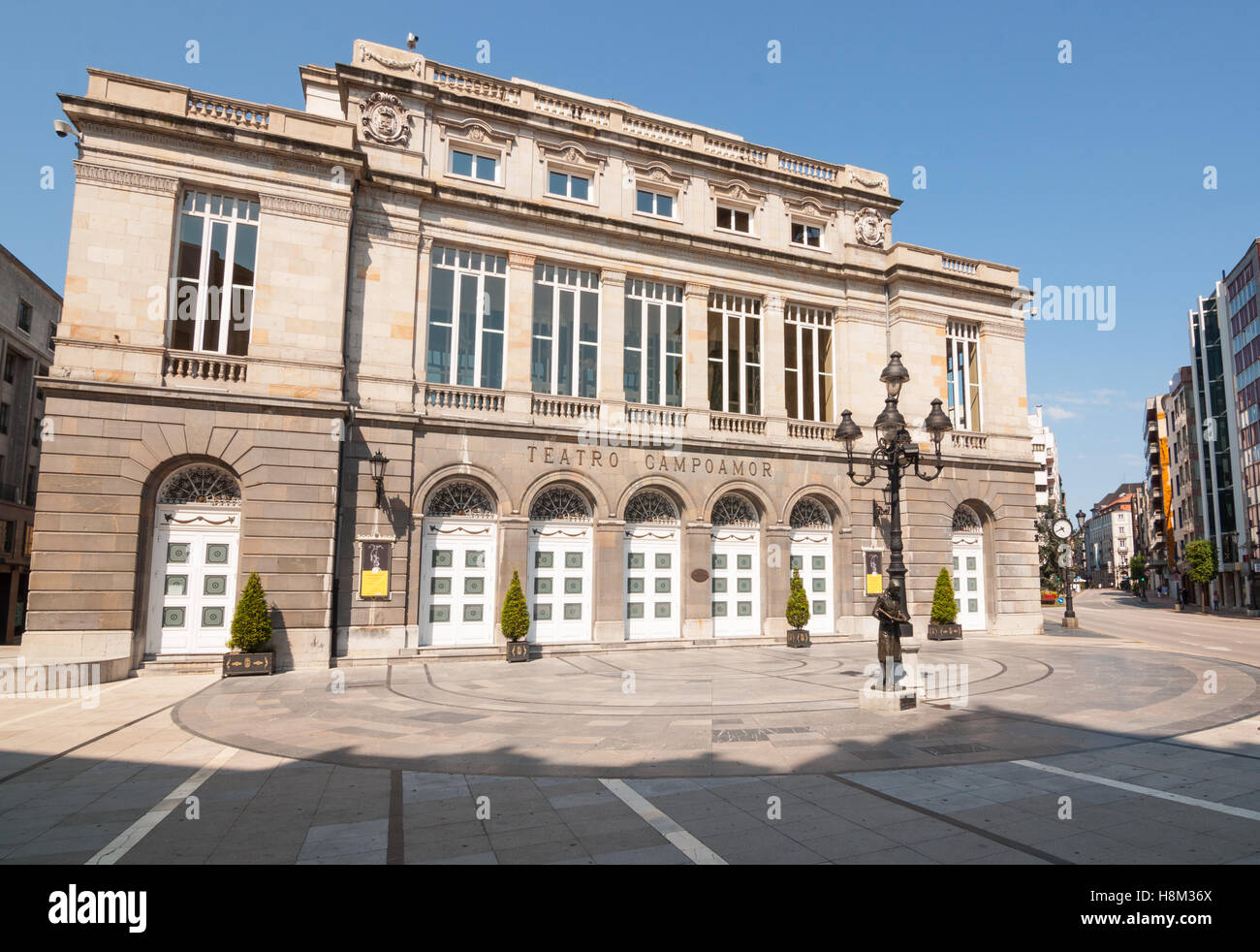 Oviedo, Spagna - Lunedì, Agosto 15, 2016: Campoamor theatre Foto Stock