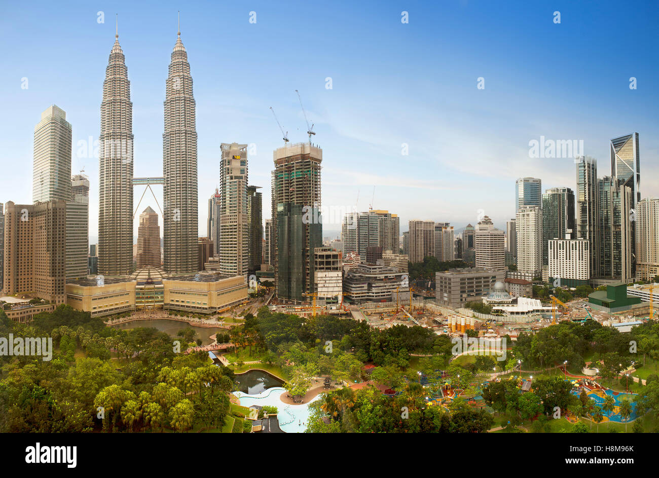 Kuala Lumpur, Malesia downtown skyline della città Foto Stock