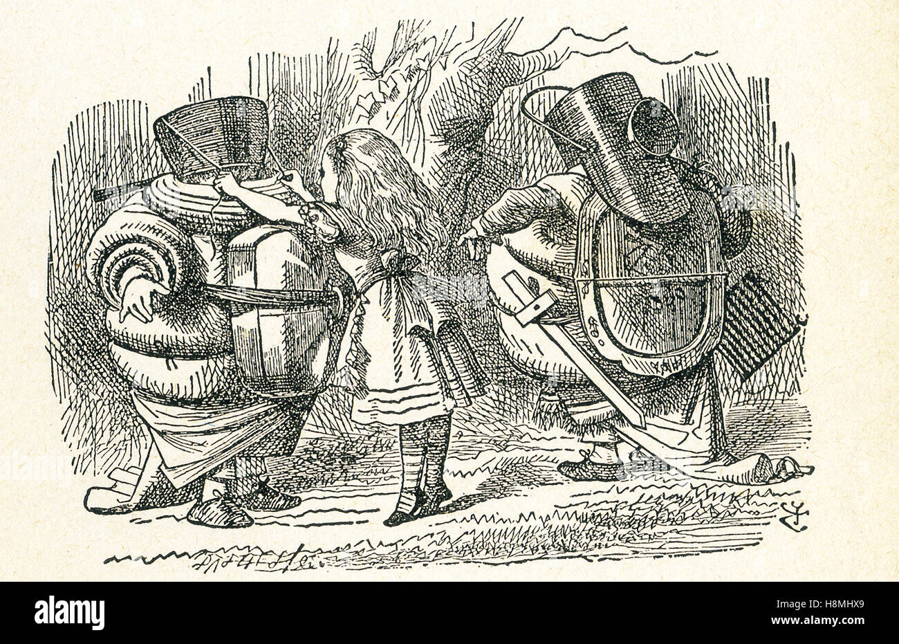 Tweedledee tweedledum lotta immagini e fotografie stock ad alta risoluzione Alamy