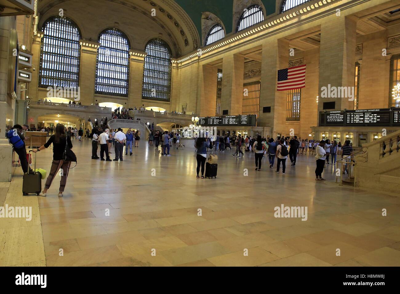 La Grand Central Terminal è anche spesso chiamato Grand Central Station. La stazione si trova a Manhattan. È la più grande stazione ferroviaria del mondo. Manhattan, New York, New York, Stati Uniti d'America Data: 05 settembre 2016 | Utilizzo di tutto il mondo Foto Stock