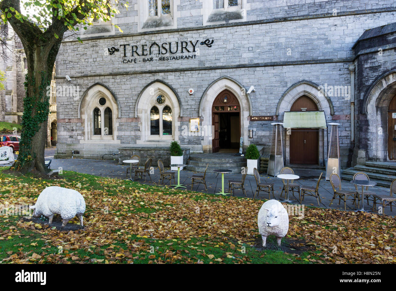 Il Tesoro Cafe Bar e ristorante in Plymouth. Foto Stock