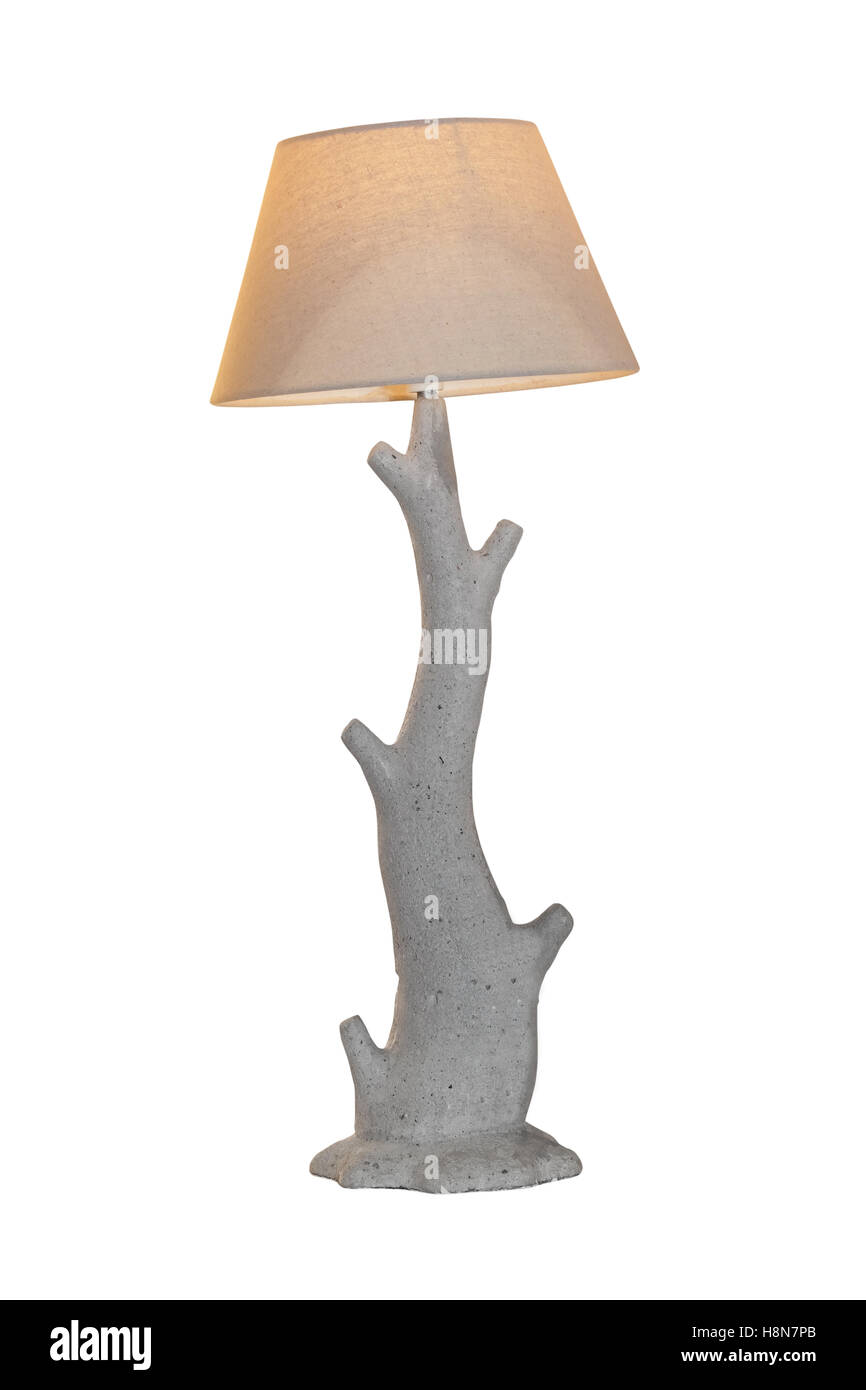 Moderna lampada da tavolo Foto Stock