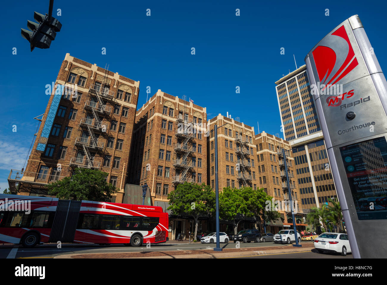 L'Hotel Sofia edificio, Downtown San Diego California, Stati Uniti d'America. Foto Stock